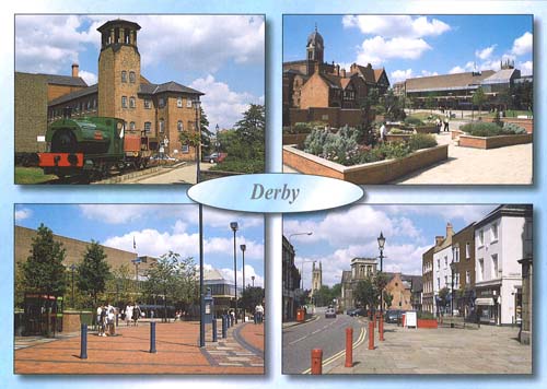 Derby postcards (Half Price!)